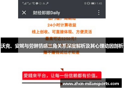 沃克、安妮与劳琳情感三角关系深度解析及其心理动因剖析